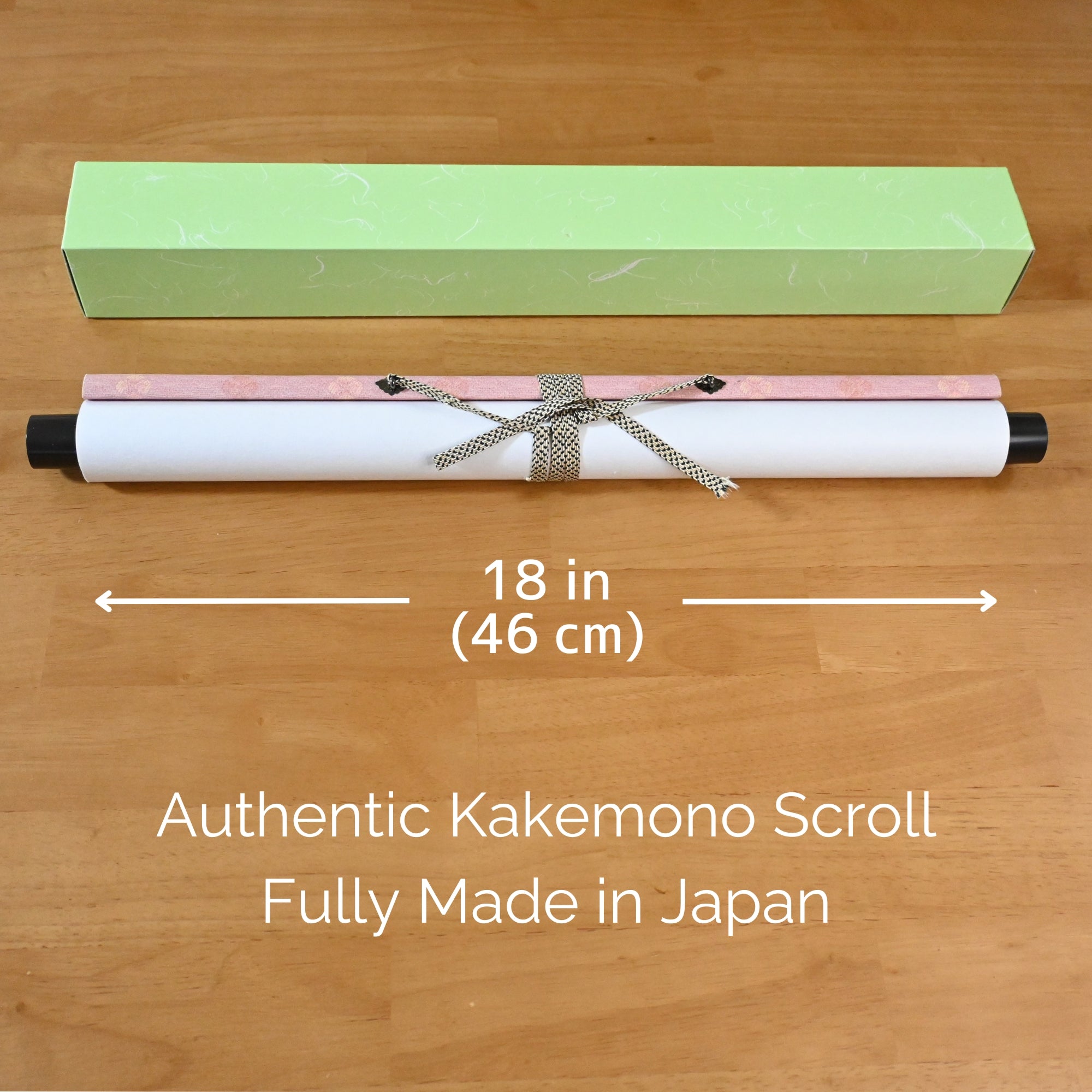 Japanese Anime Sakura Kakemono Wall Scroll – Kimono Women with Pagoda